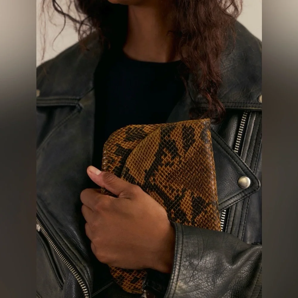 Free People Animal Instinct Leather Pocket Belt S/M - Picture 4 of 8